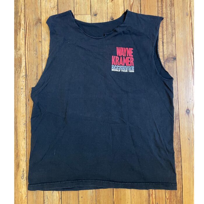 WAYNE KRAMER LARGE SLEEVELESS T-SHIRT